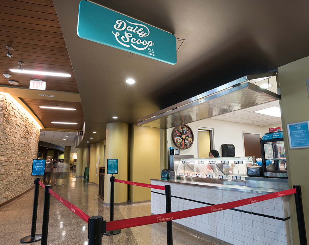 Front of house at the Daily Scoop at Union South