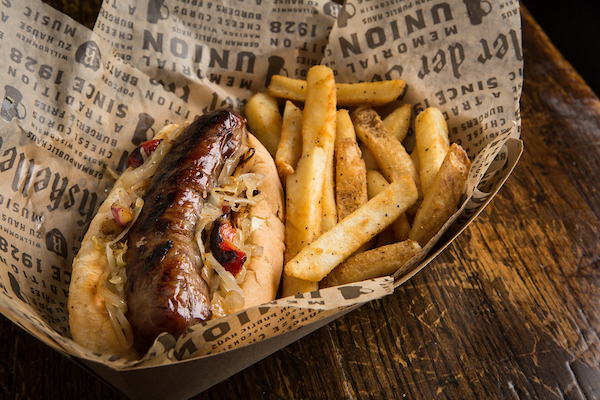 Rathskeller Brat and Fries