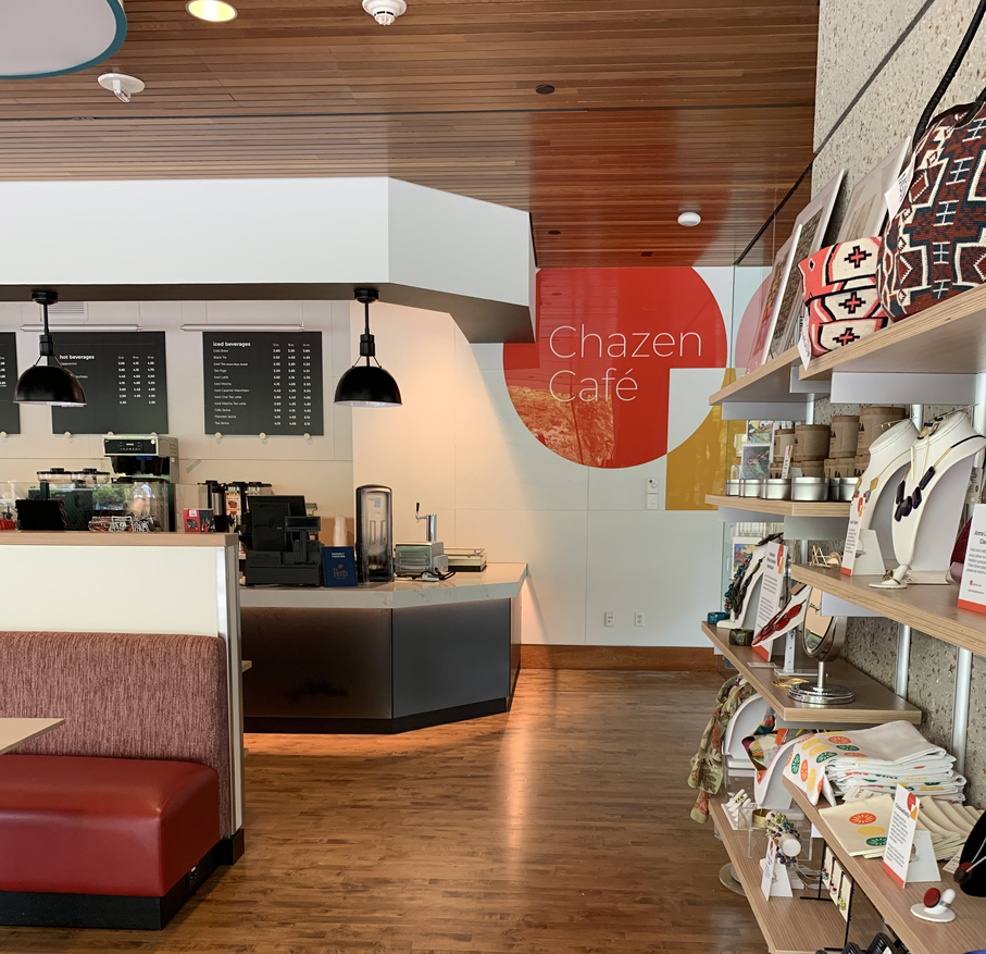 Interior of Chazen Café