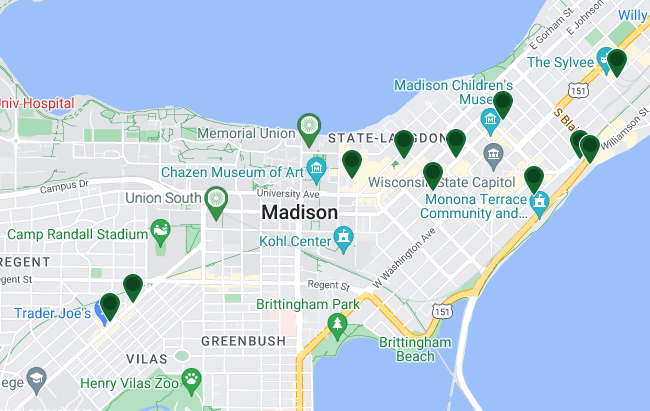Preview of a city parking map
