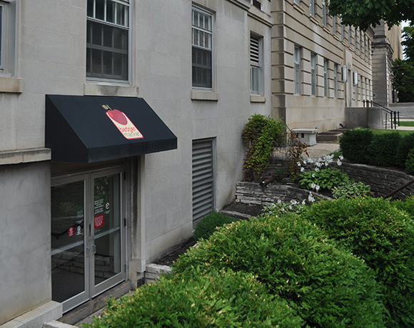 Badger Market Medical Sciences exterior door