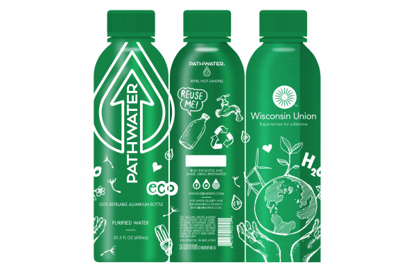 Pathwater bottle label