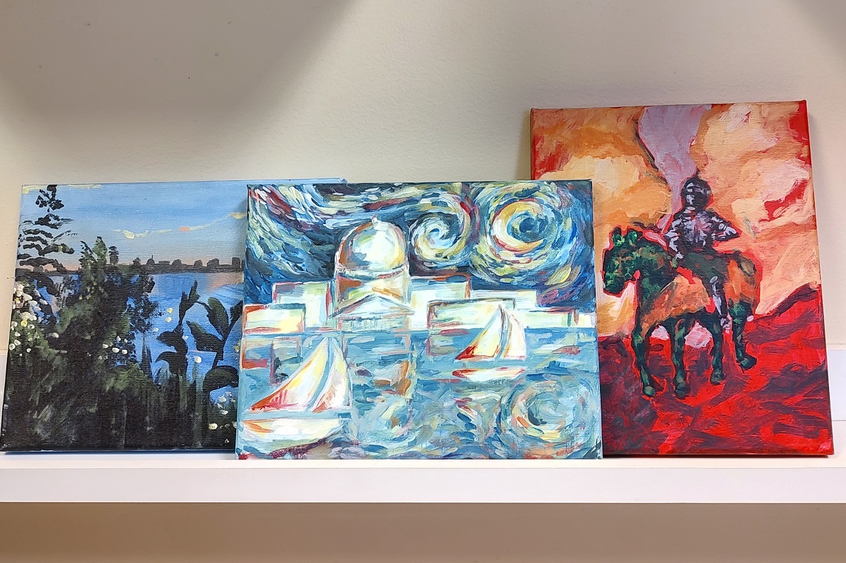 Acrylic Paintings made at WHS