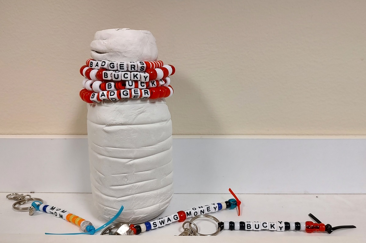 Beaded bracelets made at WHS