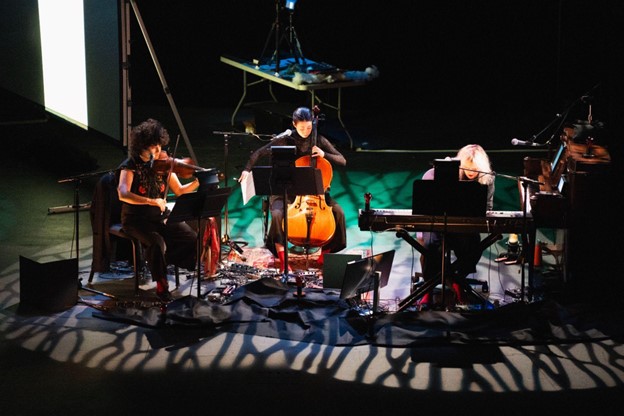 musicians playing during fourth witch