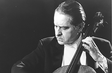 Leonard Rose playing cello