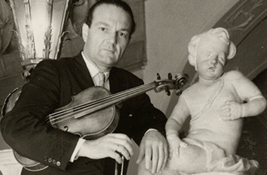 Paul Doktor with his viola