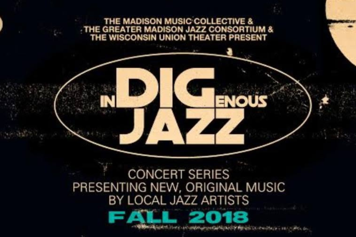 A promotional graphic for the 2018 inDIGenous Jazz Series.