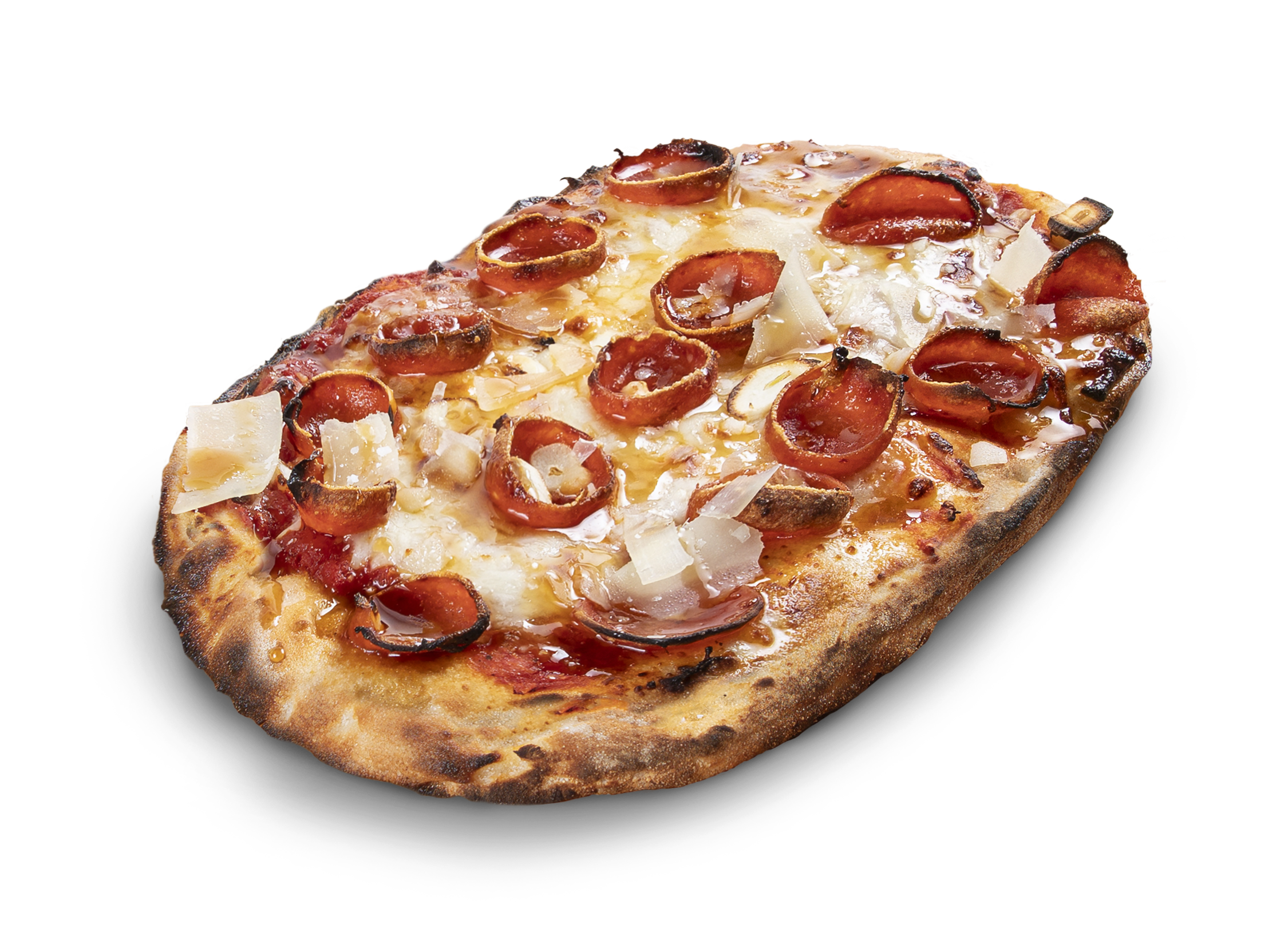 Hot Honey Pepperoni Pinsa