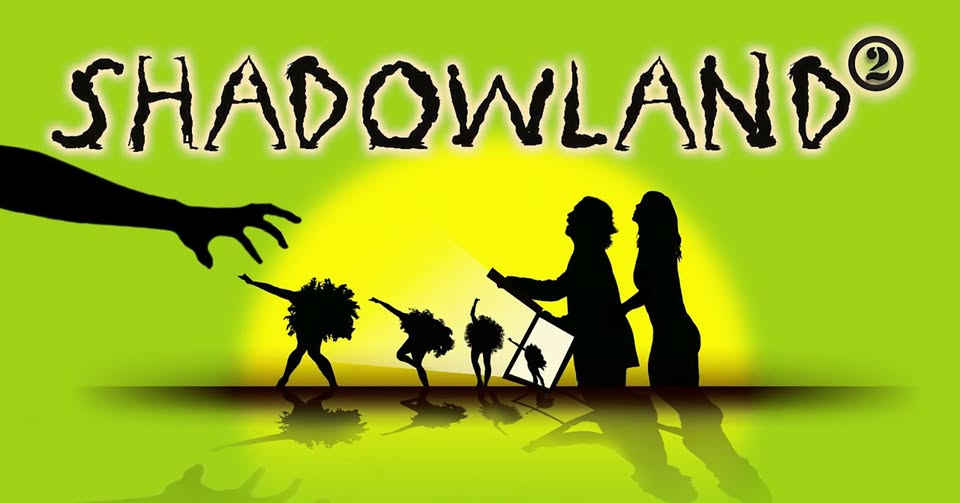 Promotional graphic for Pilobolus' program, "Shadowland."