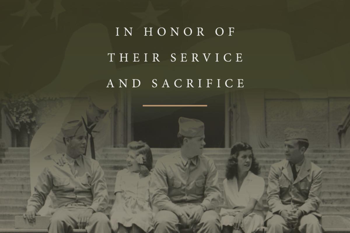 In Honor of their Service and Sacrifice