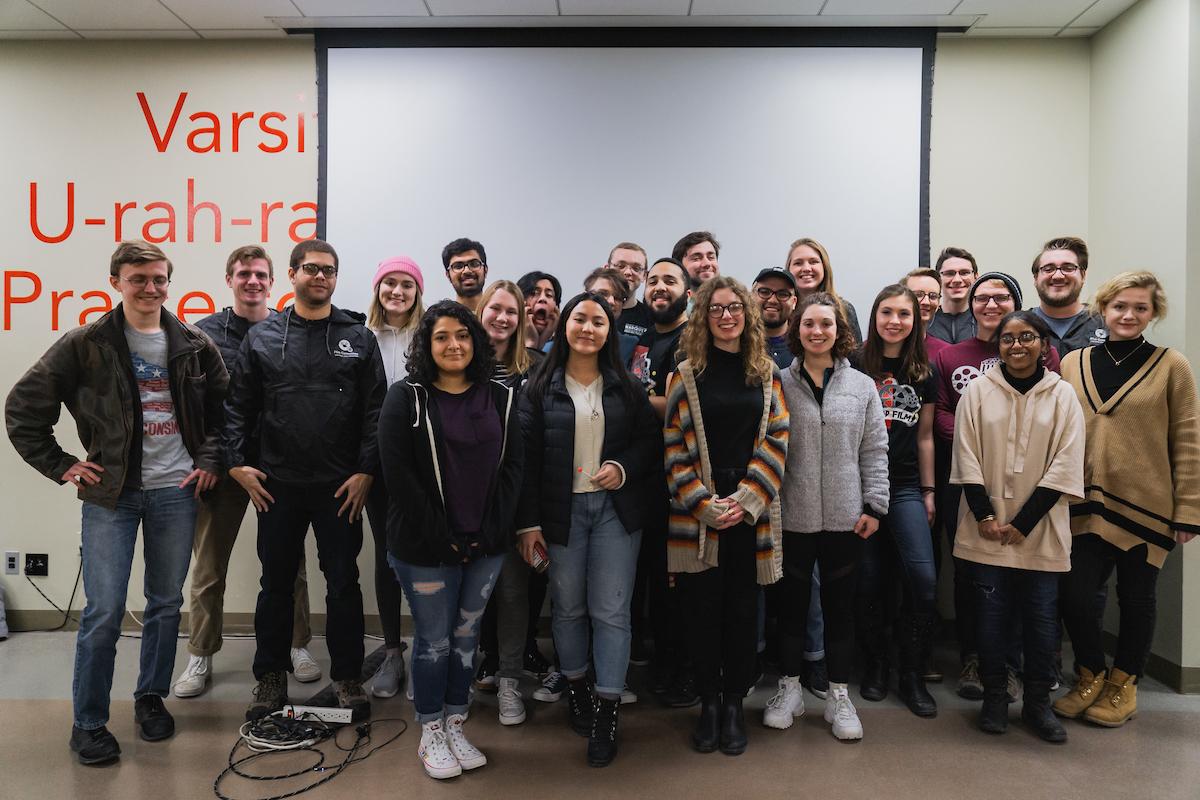 Group photo of WUD Film Committee members