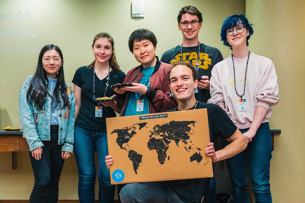 Participants at the WUD GloCo Flavors of the World event