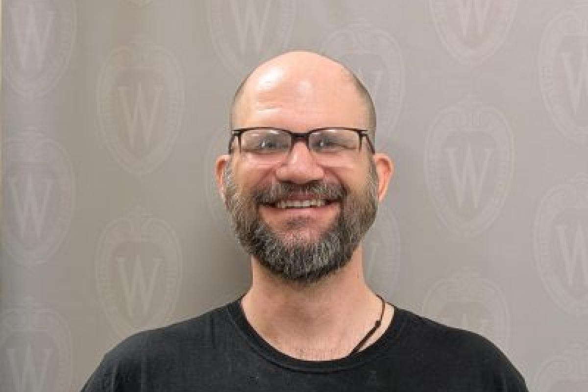 Ted Harks in black shirt