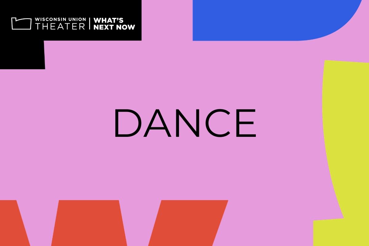 Collage of colorful shapes with text reading "Dance".