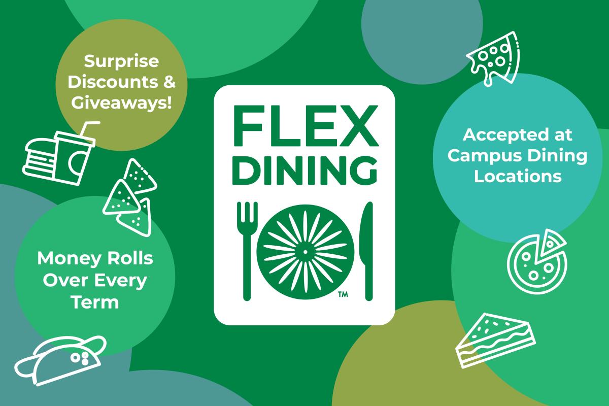 Student Flex Dining Plan Graphic