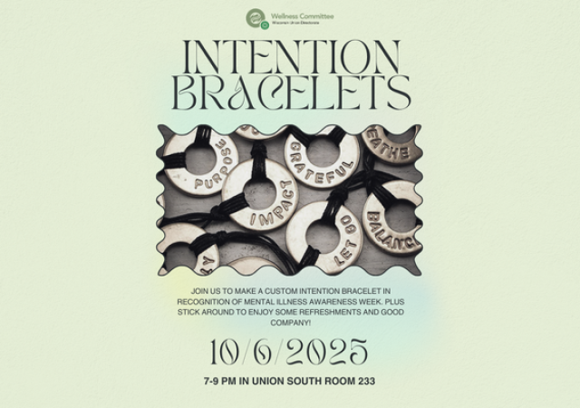 intention bracelets flyer