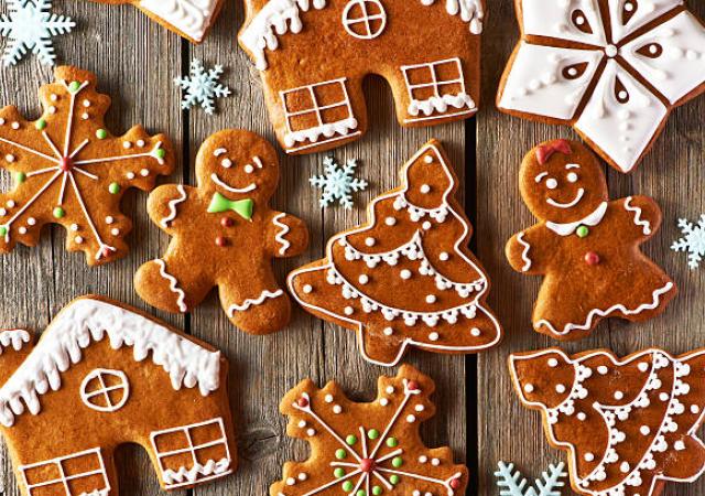 decorated gingerbread cookies