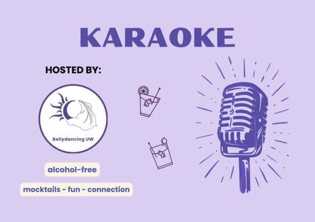 karaoke hosted by Bellydancing UW