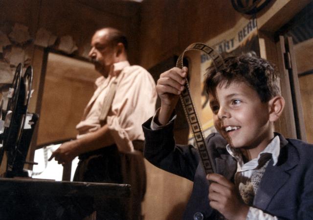 Still from film Cinema Paradiso.