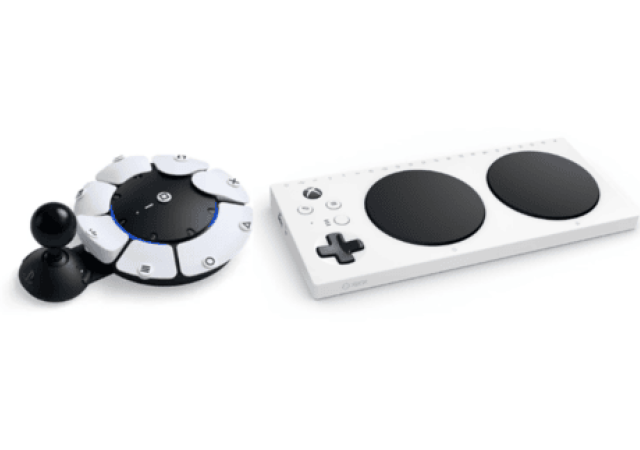 Adaptive Controllers, Xbox(right) &amp; PlayStation(left)