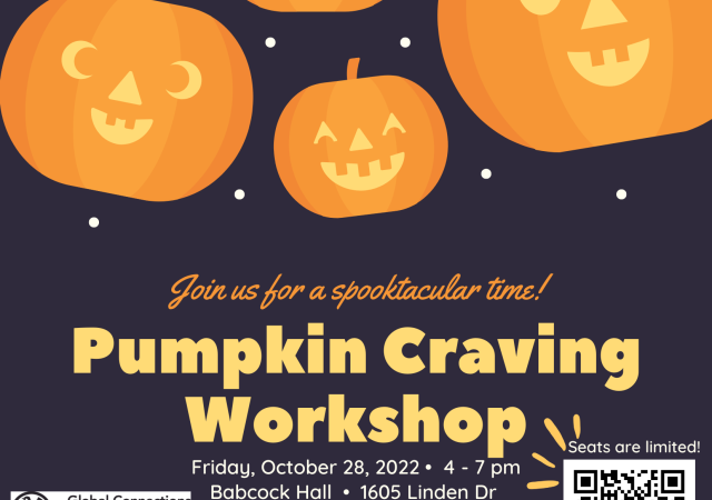 Purple Orange Pumpkin Carving Party Invitation 3 v2