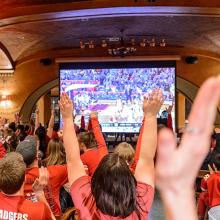 Game watch at Der Rathskeller
