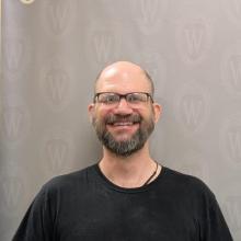 Ted Harks in black shirt 