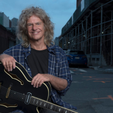 Photo of Pat Metheny.