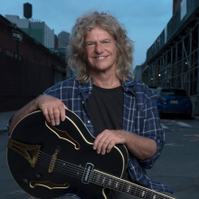 Photo of Pat Metheny.