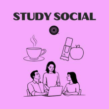Study social - image of students studying together