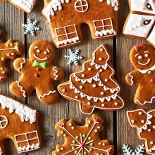 decorated gingerbread cookies