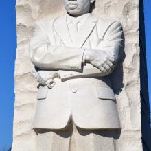 Stone of Hope stone statue of MLK