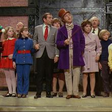 Still from film Willy Wonka and The Chocolate Factory (1971).