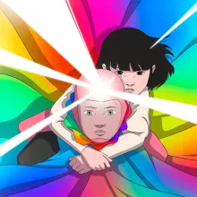 Still from film Arco (2025).