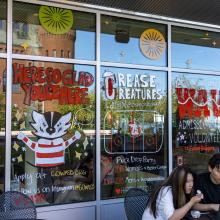 Homecoming Window Paintings
