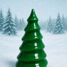 Photo of a clay made Christmas Tree.