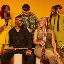 Photo of the Imani Winds group.