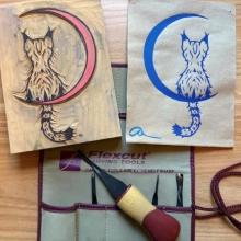 Photo of block printing stamps.