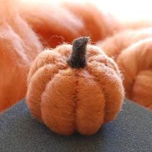 felt pumpkin