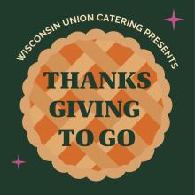 Thanksgiving To Go Pie Illustration